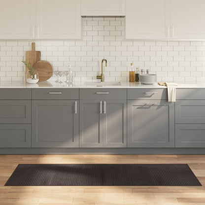 Tappeto Rettangolare Marrone Scuro 60x200 cm in BambÃ¹