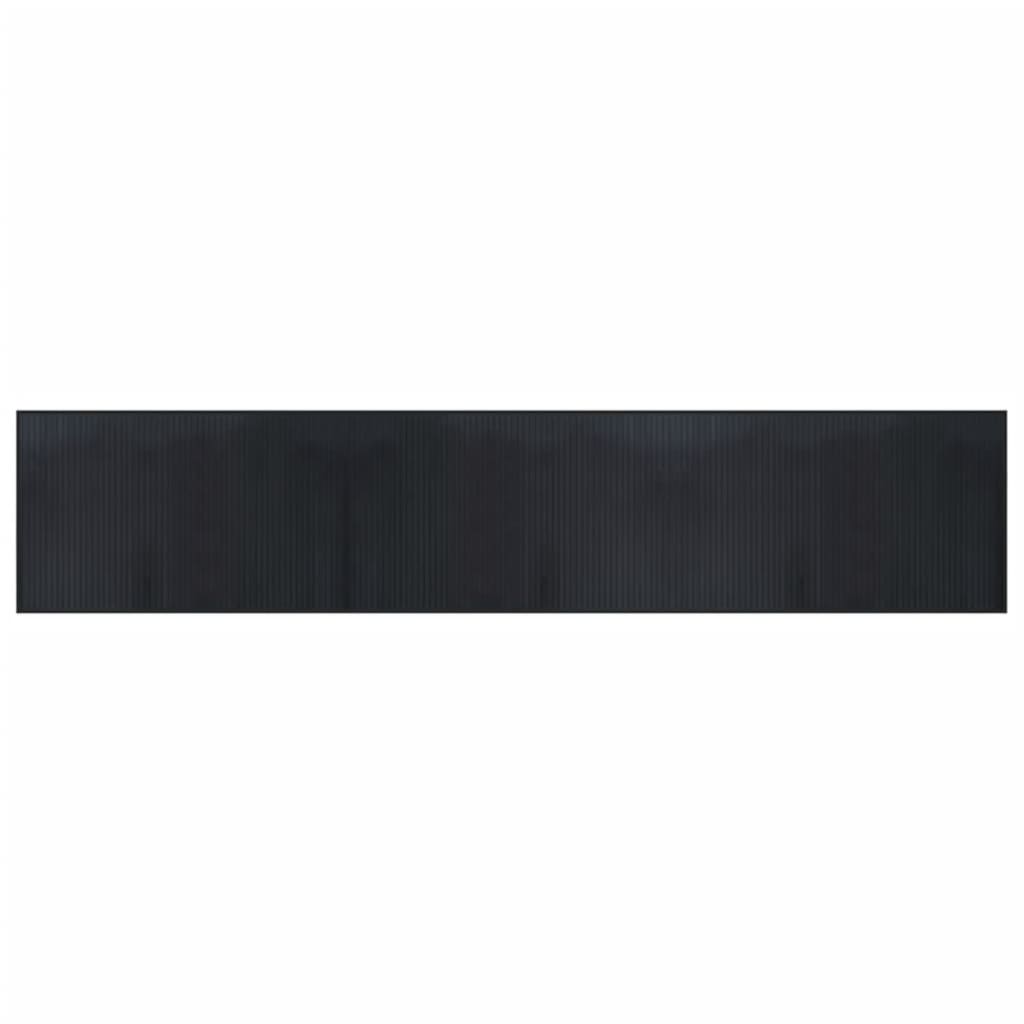 Tappeto Rettangolare Nero 60x300 cm in BambÃ¹