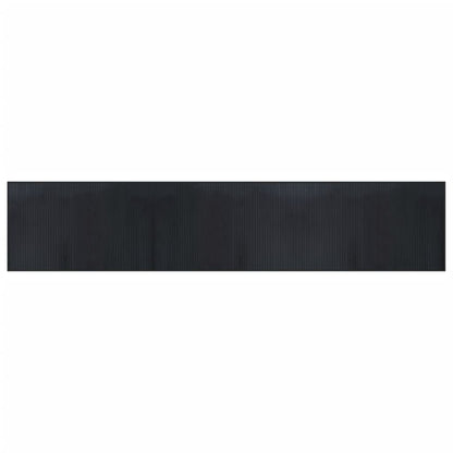 Tappeto Rettangolare Nero 60x300 cm in BambÃ¹