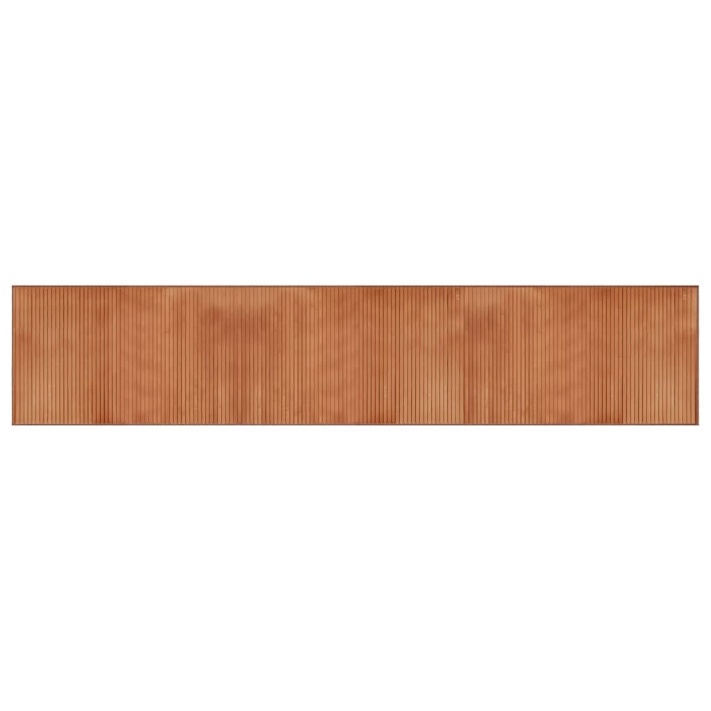 Tappeto Rettangolare Marrone 60x300 cm in BambÃƒÂ¹