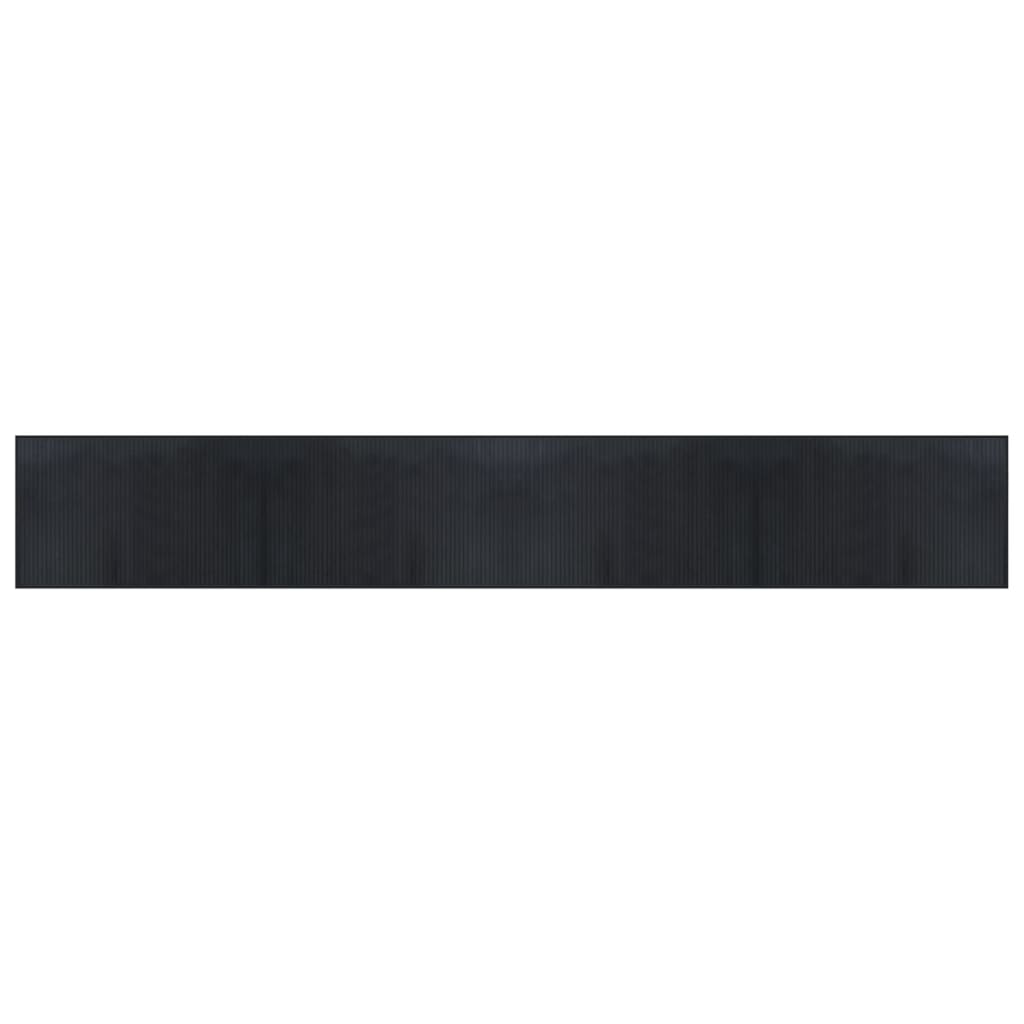Tappeto Rettangolare Nero 60x400 cm in BambÃ¹