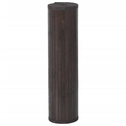 Tappeto Rettangolare Marrone Scuro 60x400 cm in BambÃ¹