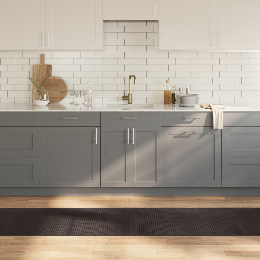 Tappeto Rettangolare Marrone Scuro 60x400 cm in BambÃ¹