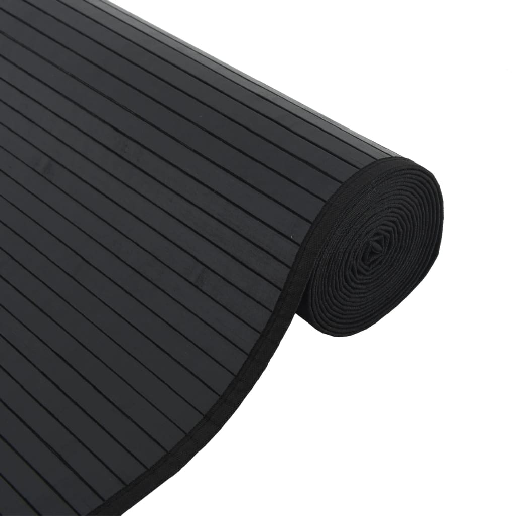Tappeto Rettangolare Nero 60x500 cm in BambÃ¹
