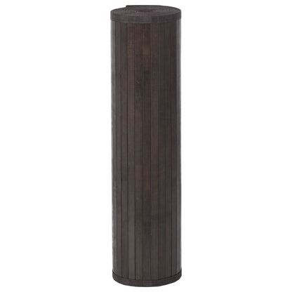 Tappeto Rettangolare Marrone Scuro 60x500 cm in BambÃ¹