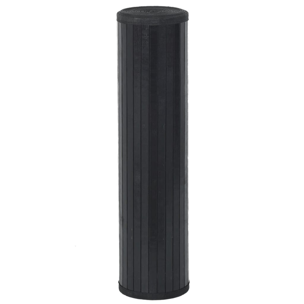 Tappeto Rettangolare Nero 60x1000 cm in BambÃ¹