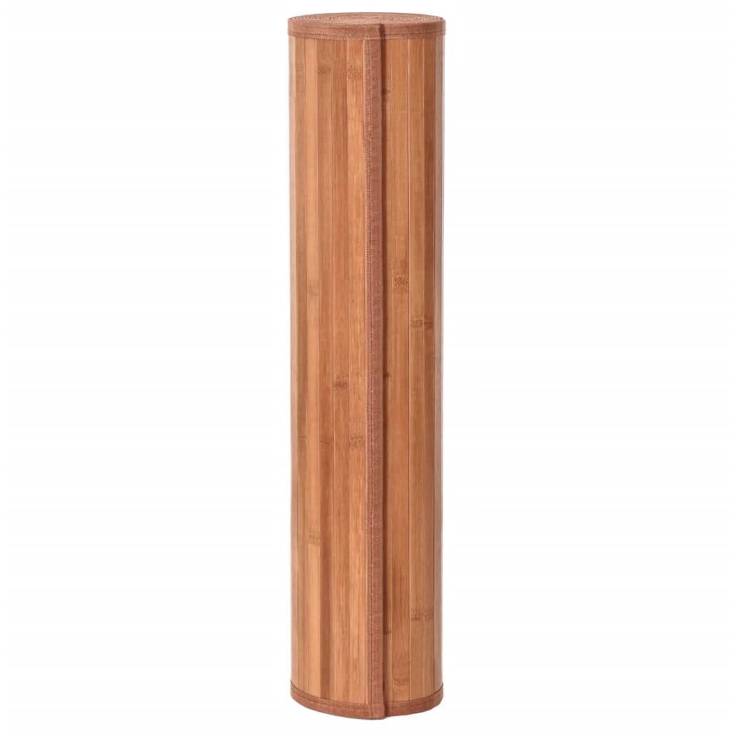 Tappeto Rettangolare Marrone 60x1000 cm in BambÃ¹