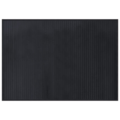 Tappeto Rettangolare Nero 70x100 cm in BambÃƒÂ¹