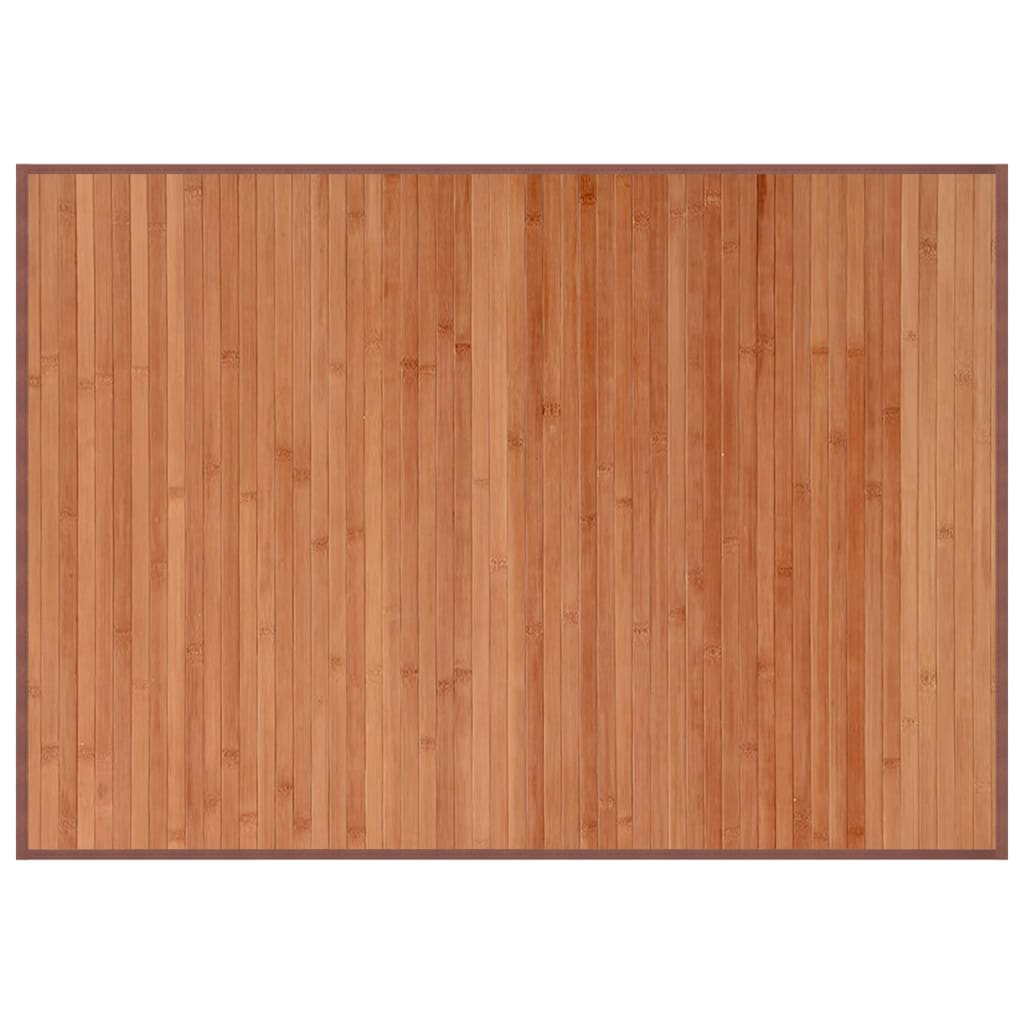 Tappeto Rettangolare Marrone 70x100 cm in BambÃ¹