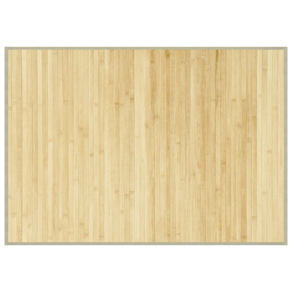 Tappeto Rettangolare Natura Chiaro 70x100 cm in BambÃ¹