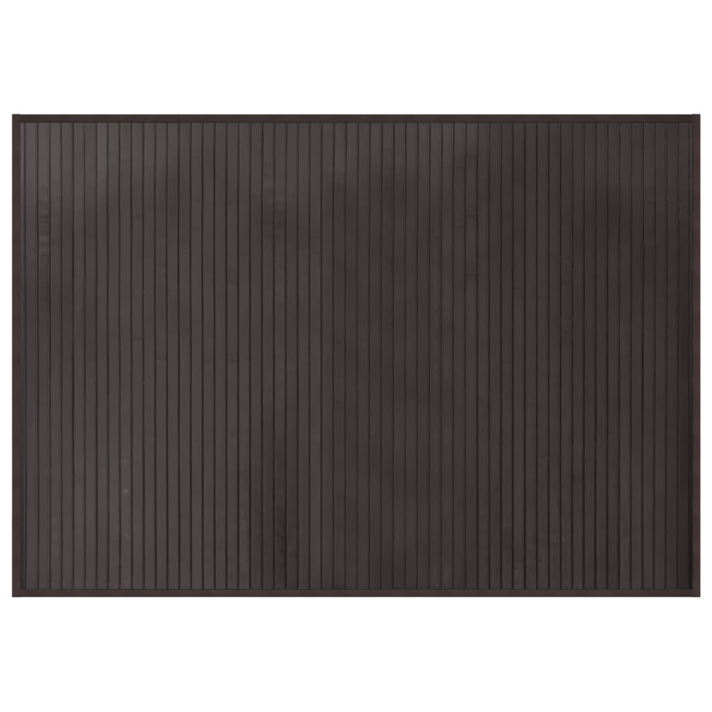 Tappeto Rettangolare Marrone Scuro 70x100 cm in BambÃ¹