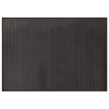 Tappeto Rettangolare Marrone Scuro 70x100 cm in BambÃ¹
