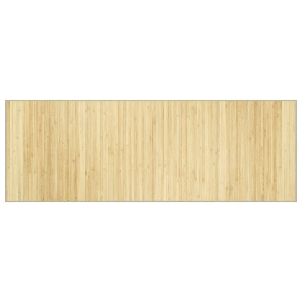 Tappeto Rettangolare Natura Chiaro 70x200 cm in BambÃƒÆ’Ã‚Â¹