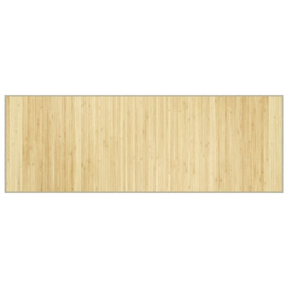 Tappeto Rettangolare Natura Chiaro 70x200 cm in BambÃƒÆ’Ã‚Â¹