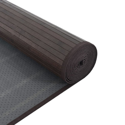 Tappeto Rettangolare Marrone Scuro 70x200 cm in BambÃ¹