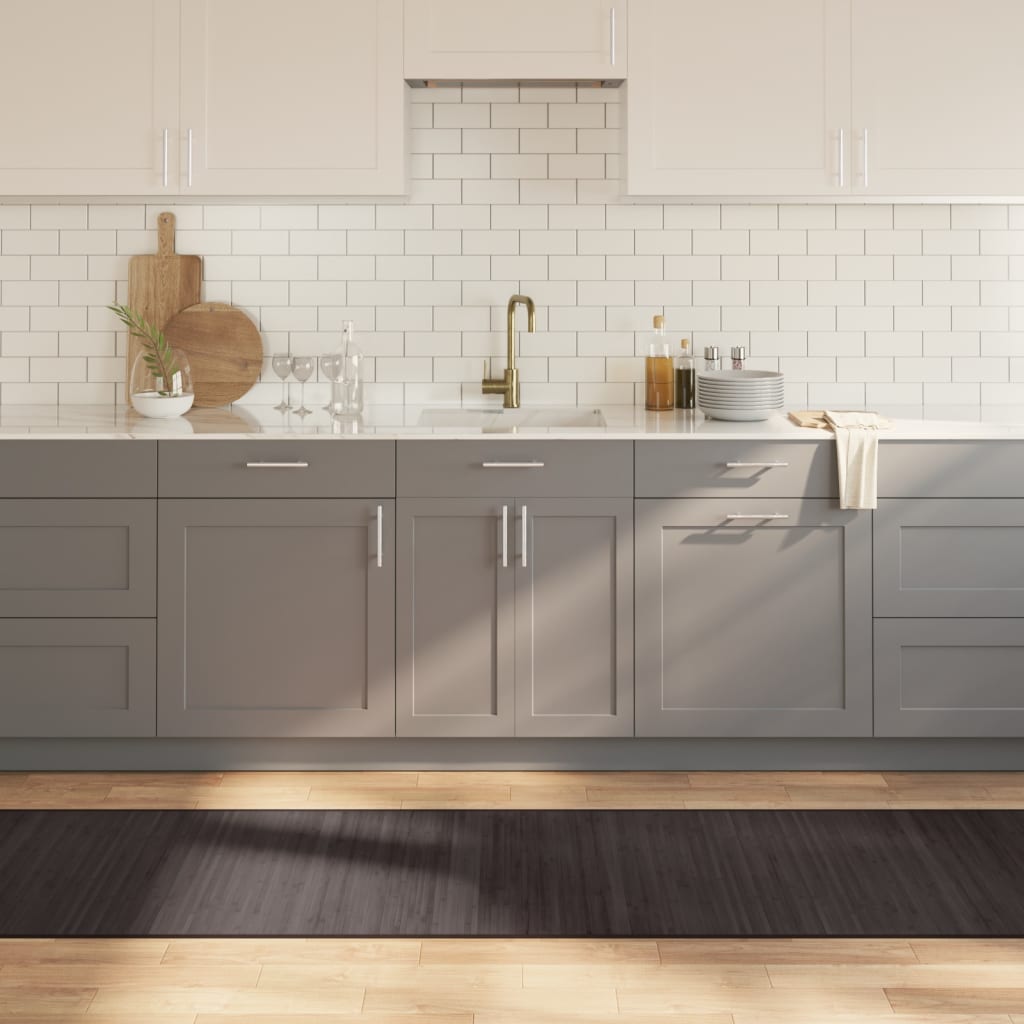 Tappeto Rettangolare Marrone Scuro 70x300 cm in BambÃ¹