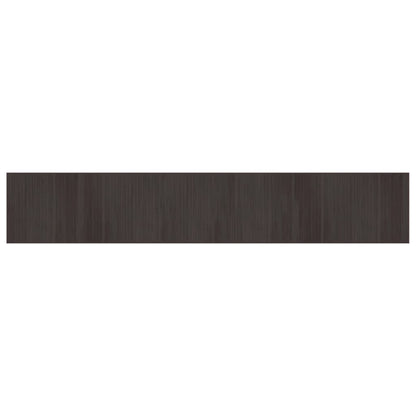 Tappeto Rettangolare Marrone Scuro 70x400 cm in BambÃ¹