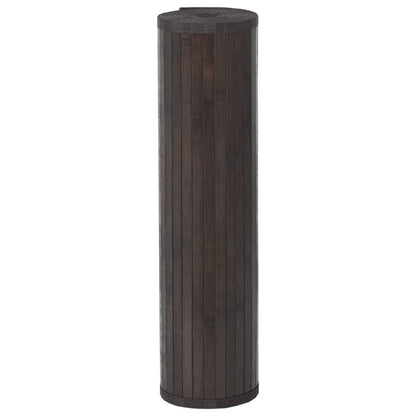 Tappeto Rettangolare Marrone Scuro 70x400 cm in BambÃ¹