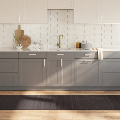 Tappeto Rettangolare Marrone Scuro 70x400 cm in BambÃ¹