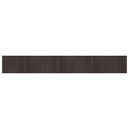 Tappeto Rettangolare Marrone Scuro 70x500 cm in BambÃ¹