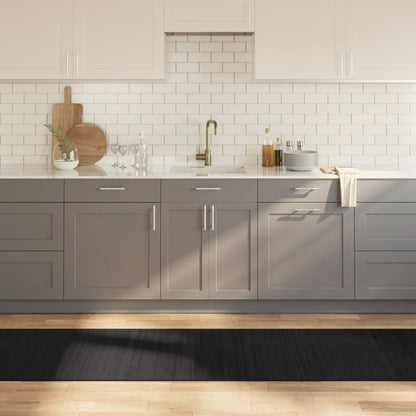 Tappeto Rettangolare Nero 70x1000 cm in BambÃ¹
