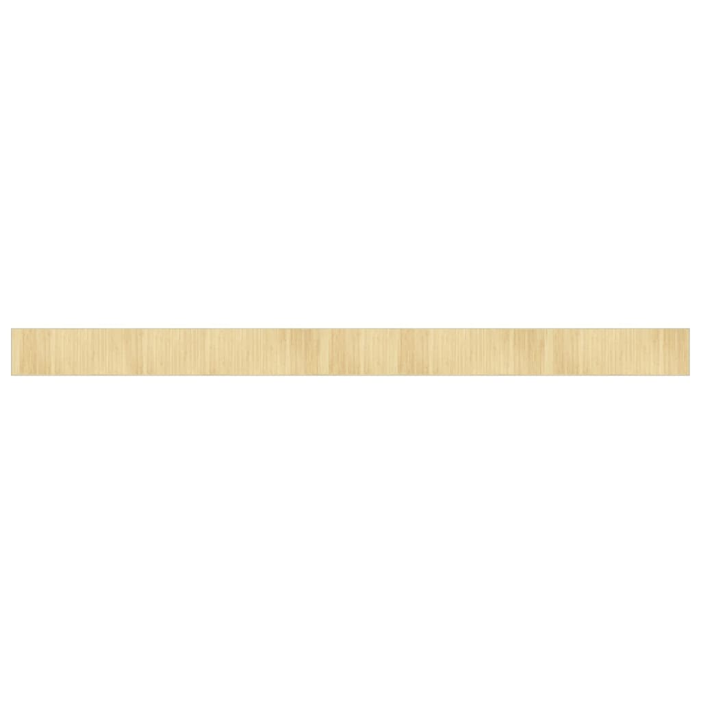 Tappeto Rettangolare Naturale Chiaro 70x1000 cm in BambÃ¹