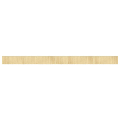 Tappeto Rettangolare Naturale Chiaro 70x1000 cm in BambÃ¹