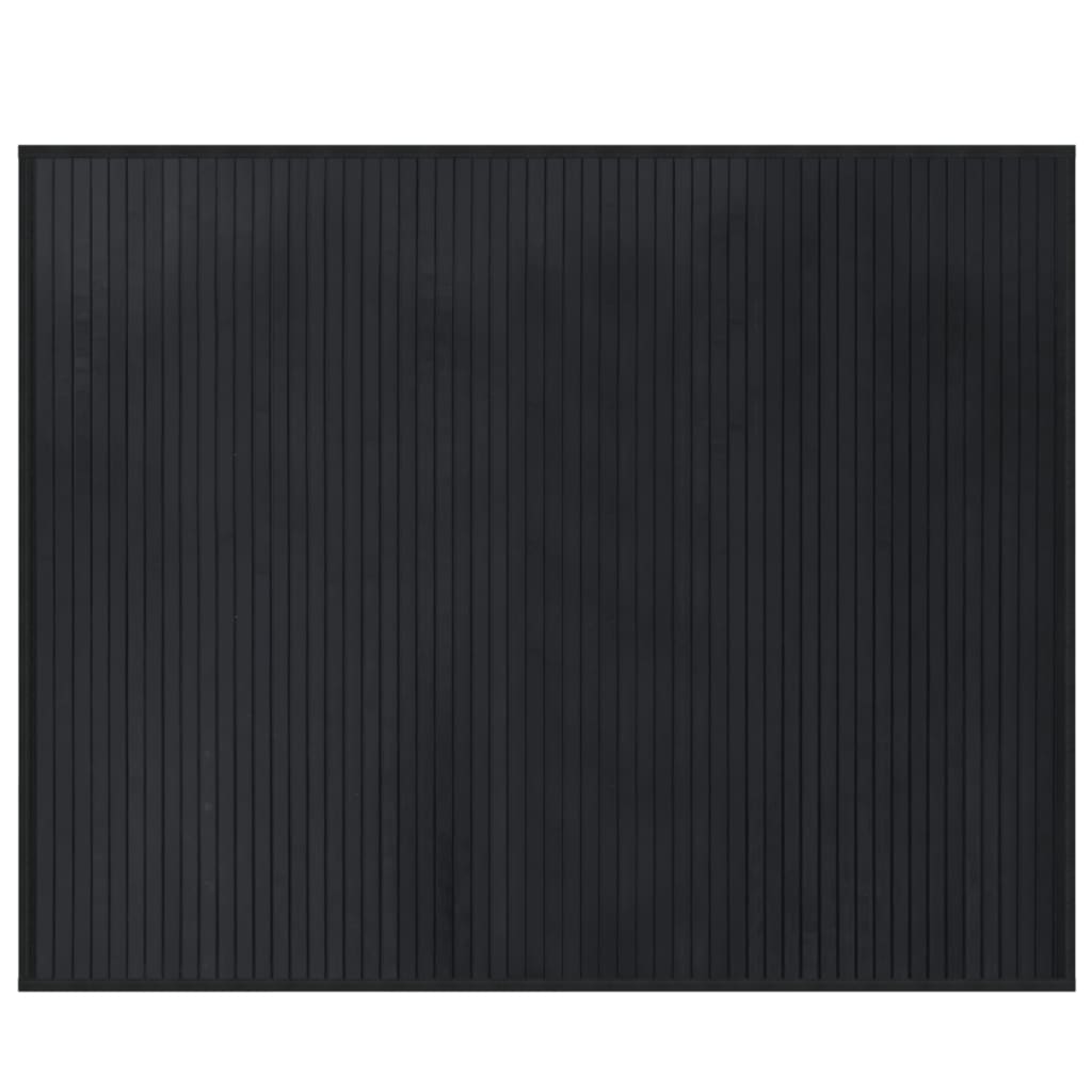 Tappeto Rettangolare Nero 80x100 cm in BambÃ¹