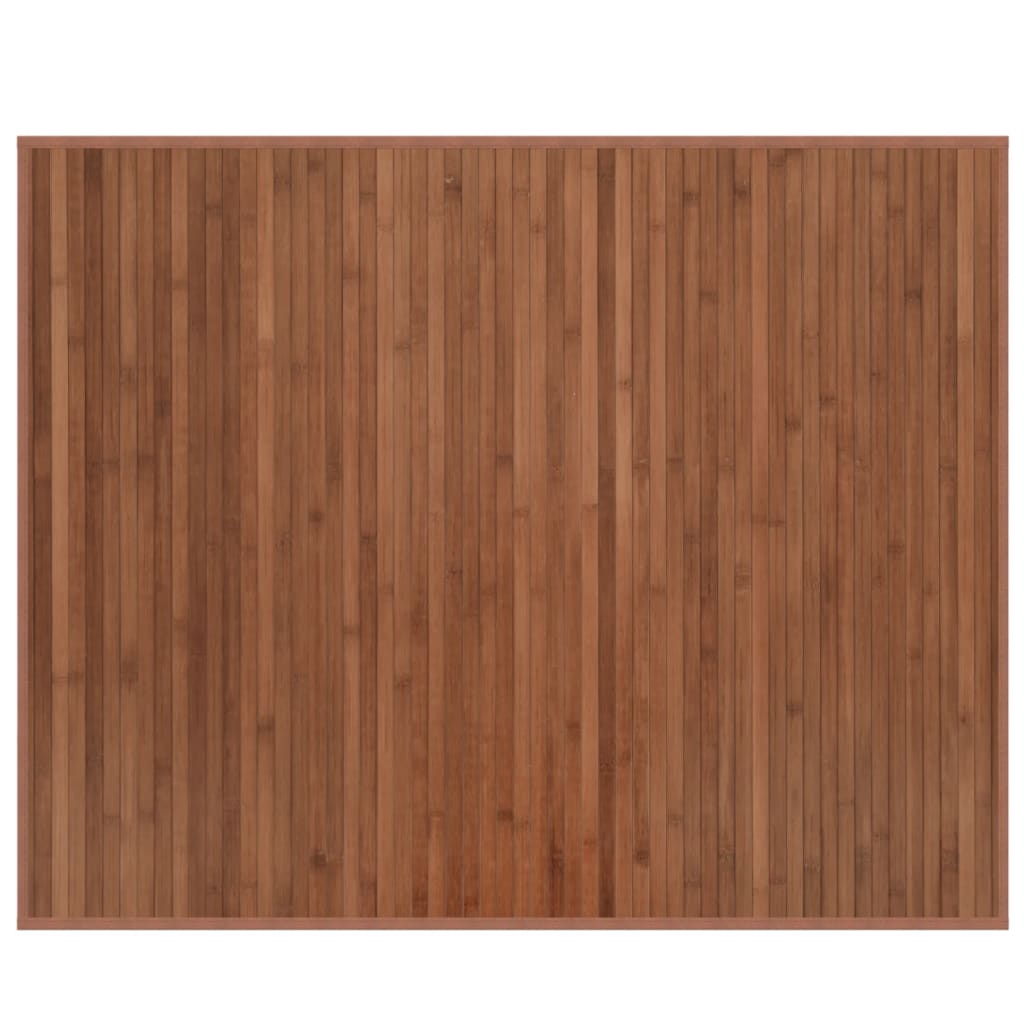 Tappeto Rettangolare Marrone 80x100 cm in BambÃ¹