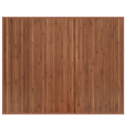 Tappeto Rettangolare Marrone 80x100 cm in BambÃ¹