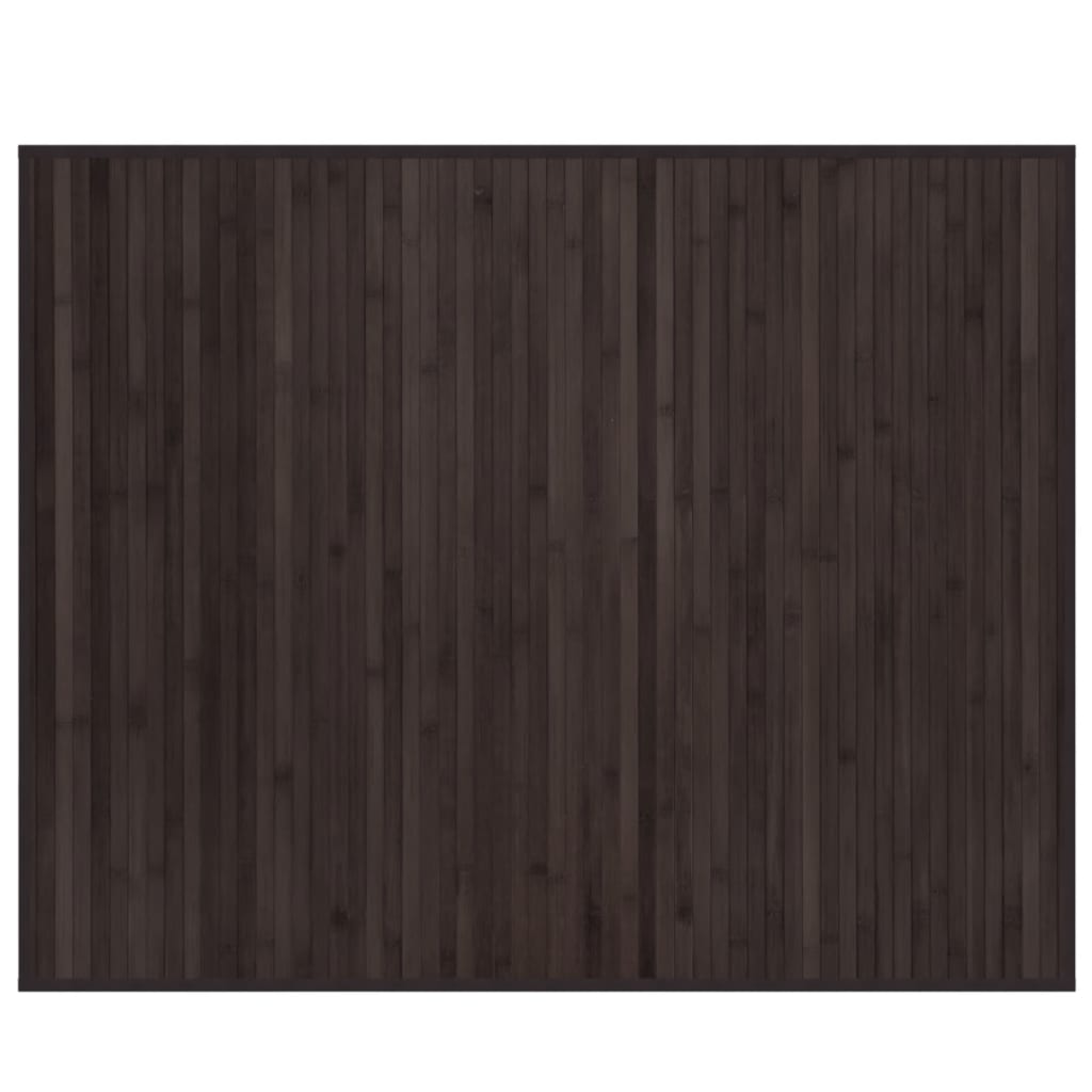 Tappeto Rettangolare Marrone Scuro 80x100 cm in BambÃ¹