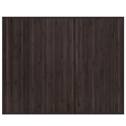 Tappeto Rettangolare Marrone Scuro 80x100 cm in BambÃ¹