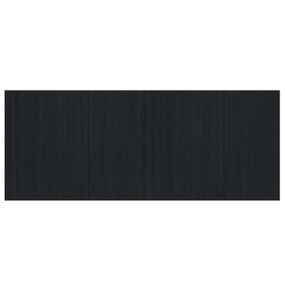 Tappeto Rettangolare Nero 80x200 cm in BambÃ¹