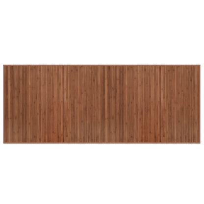 Tappeto Rettangolare Marrone 80x200 cm in BambÃƒÂ¹