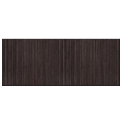 Tappeto Rettangolare Marrone Scuro 80x200 cm in BambÃ¹