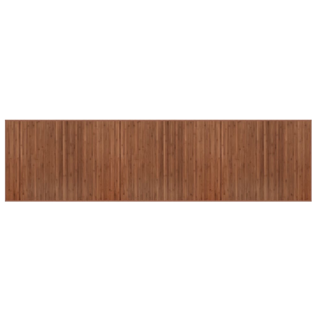 Tappeto Rettangolare Marrone 80x300 cm in BambÃ¹