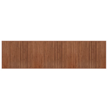 Tappeto Rettangolare Marrone 80x300 cm in BambÃ¹