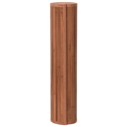 Tappeto Rettangolare Marrone 80x300 cm in BambÃ¹