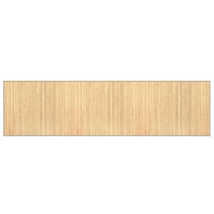 Tappeto Rettangolare Natura Chiaro 80x300 cm in BambÃ¹