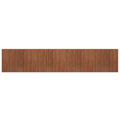 Tappeto Rettangolare Marrone 80x400 cm in BambÃ¹