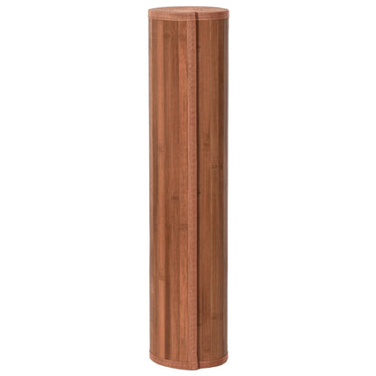Tappeto Rettangolare Marrone 80x400 cm in BambÃ¹
