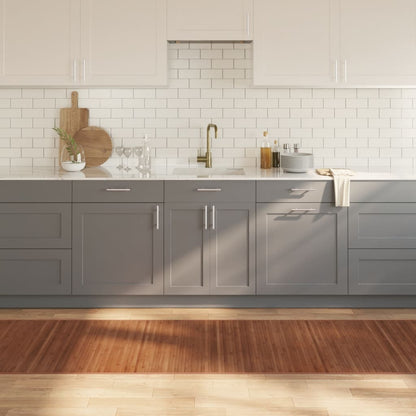 Tappeto Rettangolare Marrone 80x400 cm in BambÃ¹