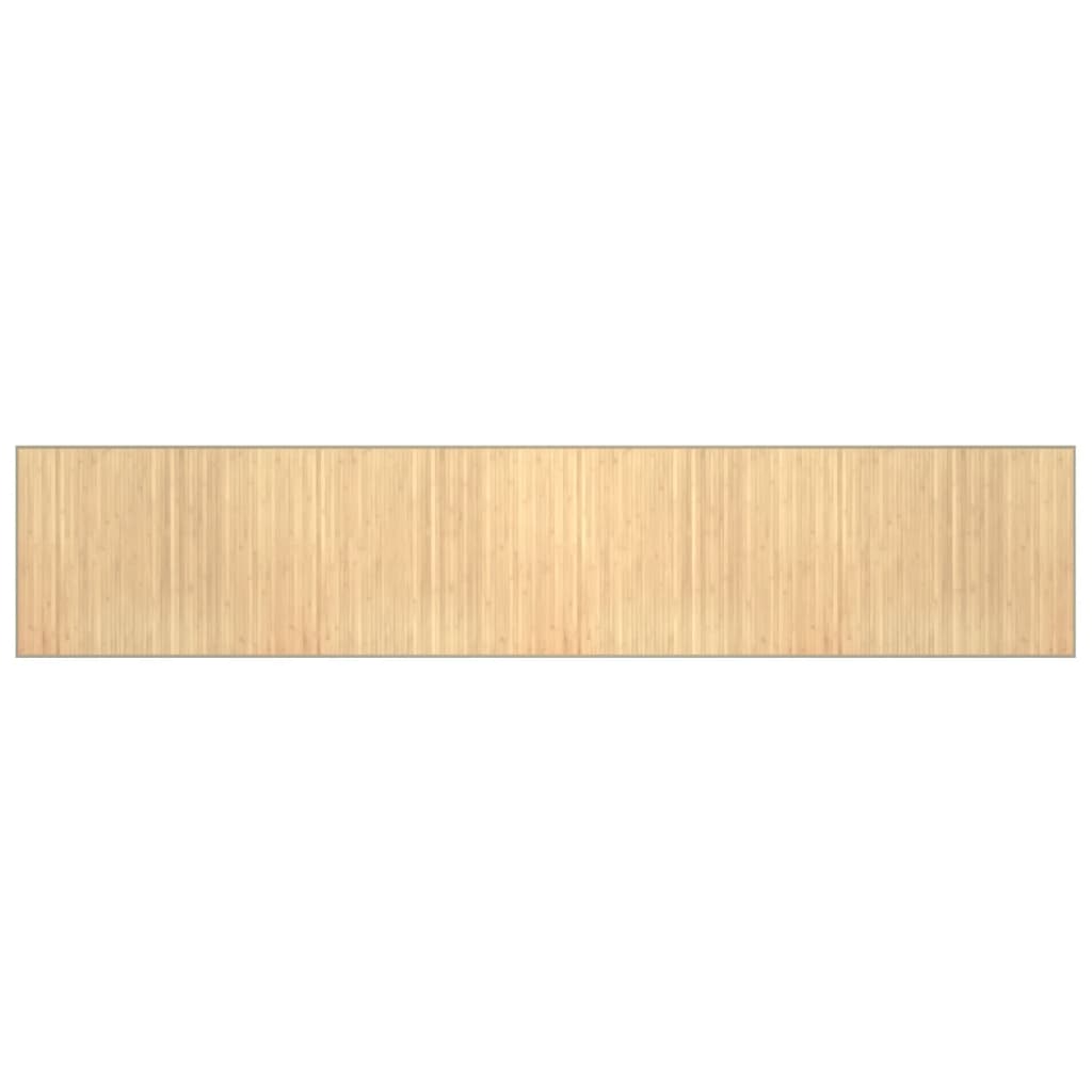 Tappeto Rettangolare Natura Chiaro 80x400 cm in BambÃ¹
