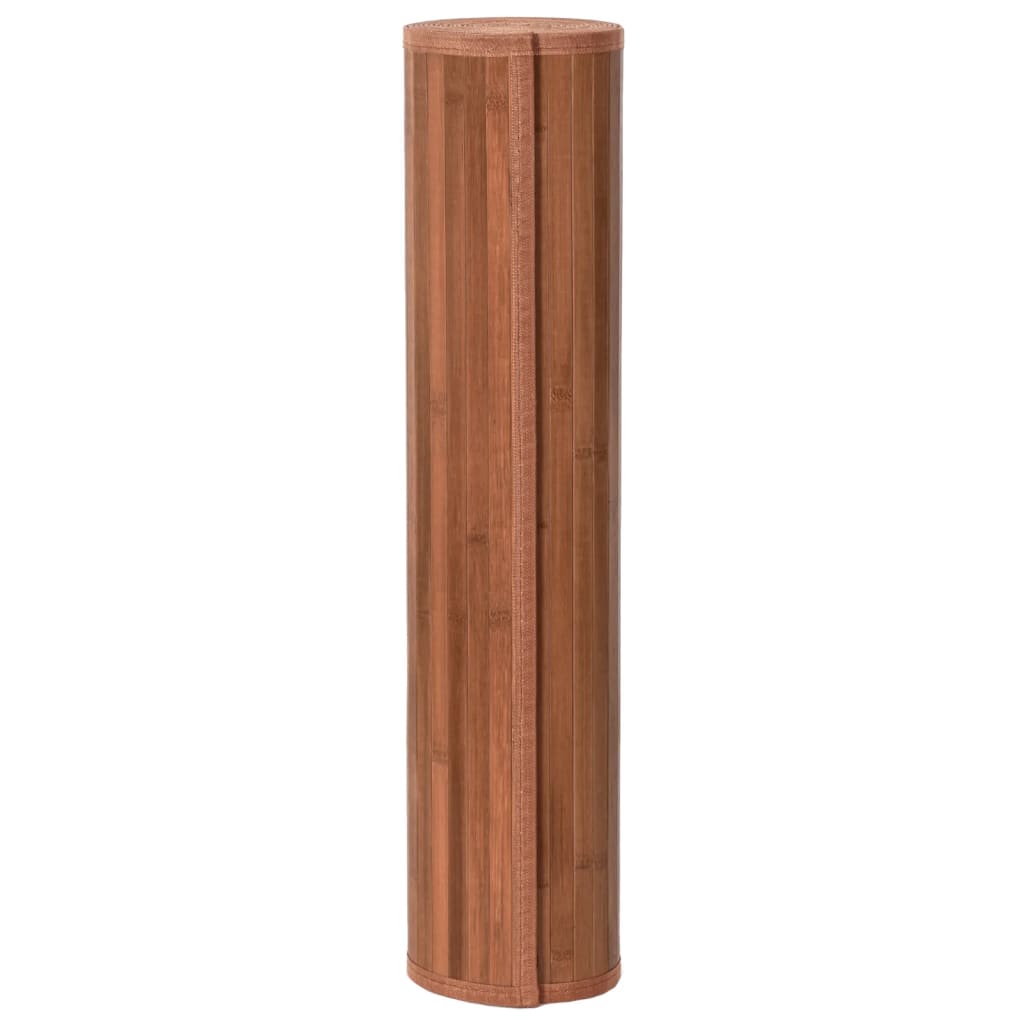 Tappeto Rettangolare Marrone 80x500 cm in BambÃ¹