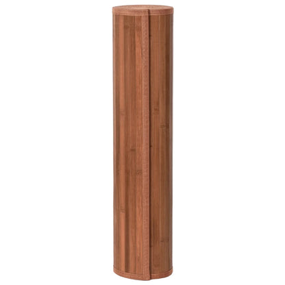 Tappeto Rettangolare Marrone 80x500 cm in BambÃ¹