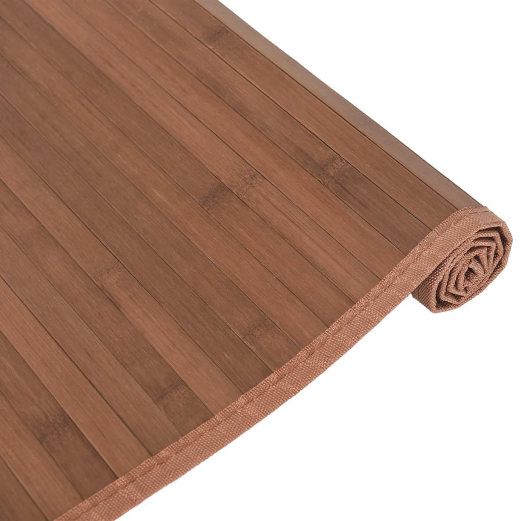 Tappeto Rettangolare Marrone 80x500 cm in BambÃ¹