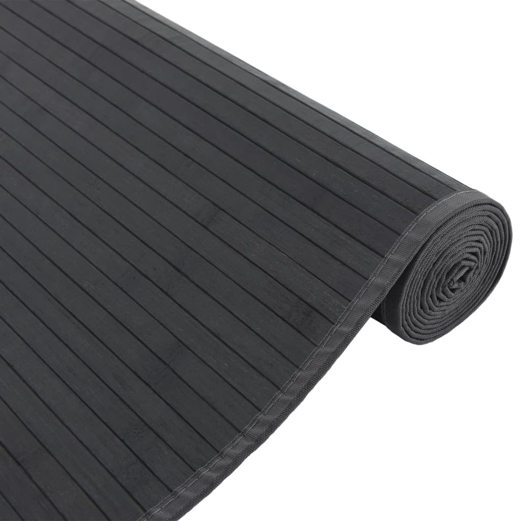 Tappeto Rettangolare Grigio 80x500 cm in BambÃ¹
