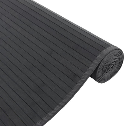 Tappeto Rettangolare Grigio 80x500 cm in BambÃ¹