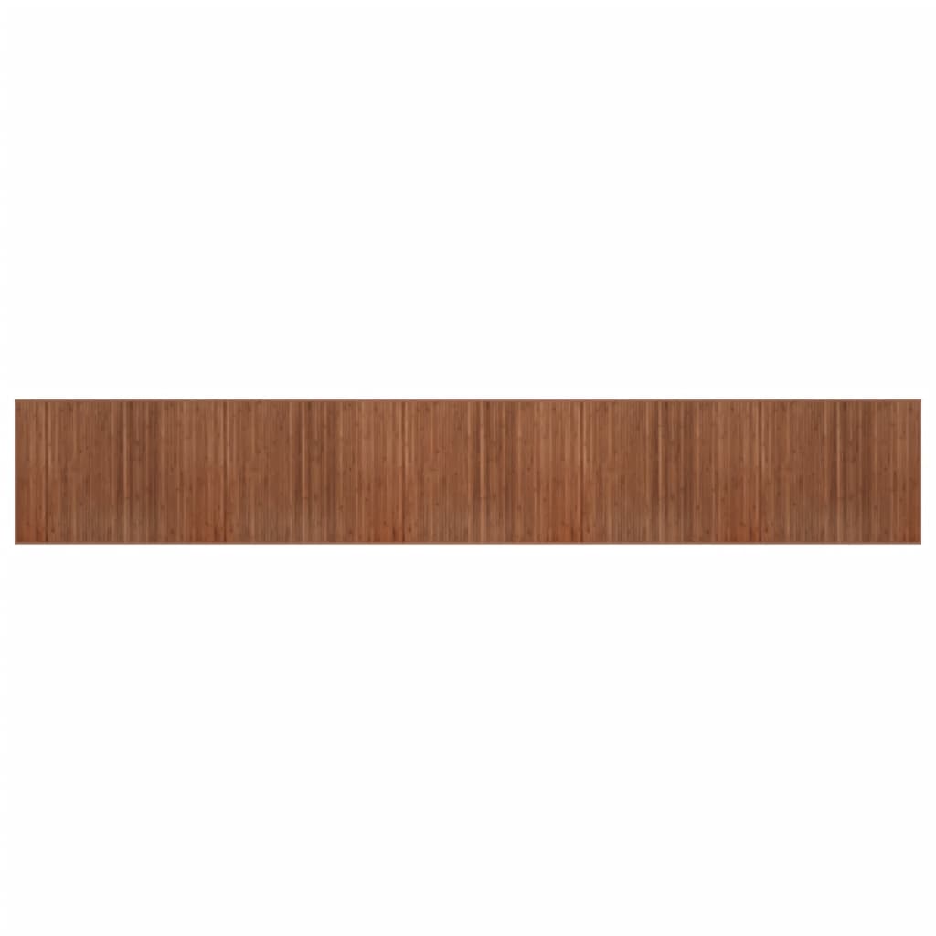 Tappeto Rettangolare Marrone 80x1000 cm in BambÃ¹