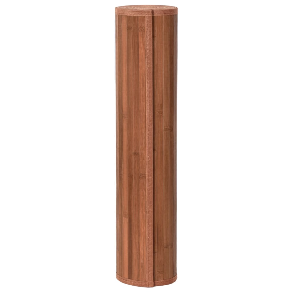 Tappeto Rettangolare Marrone 80x1000 cm in BambÃ¹